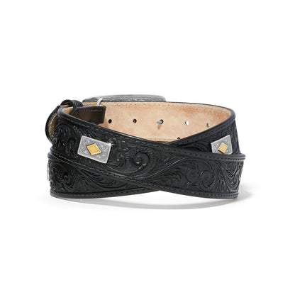 Tony Lama Black Goldfield Belt