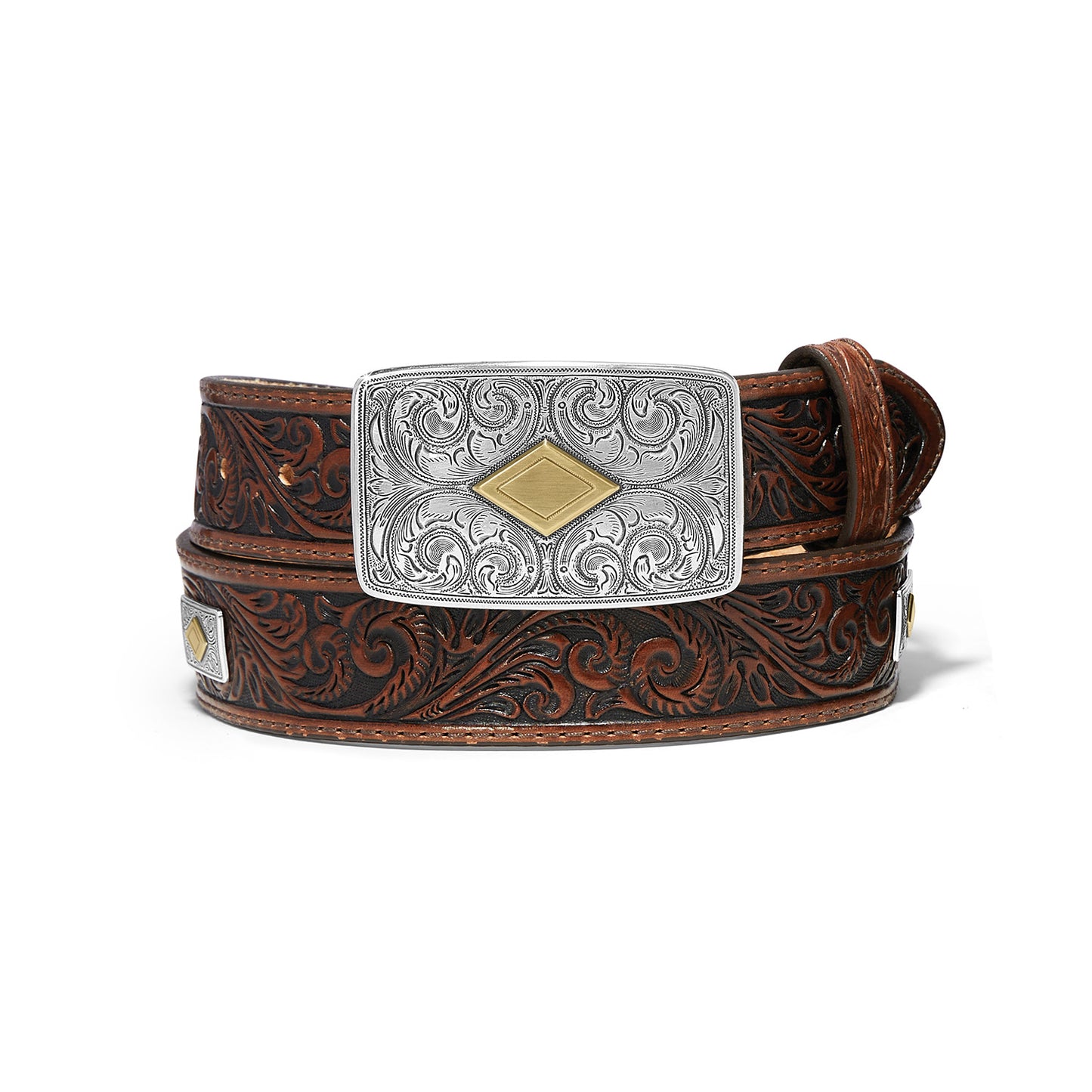 Tony Lama Brown Goldfield Belt