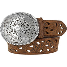 Tony Lama Ladies Pierced Filigree Trophy Belt