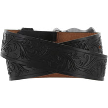 Tony Lama Kids Black Texas Belt