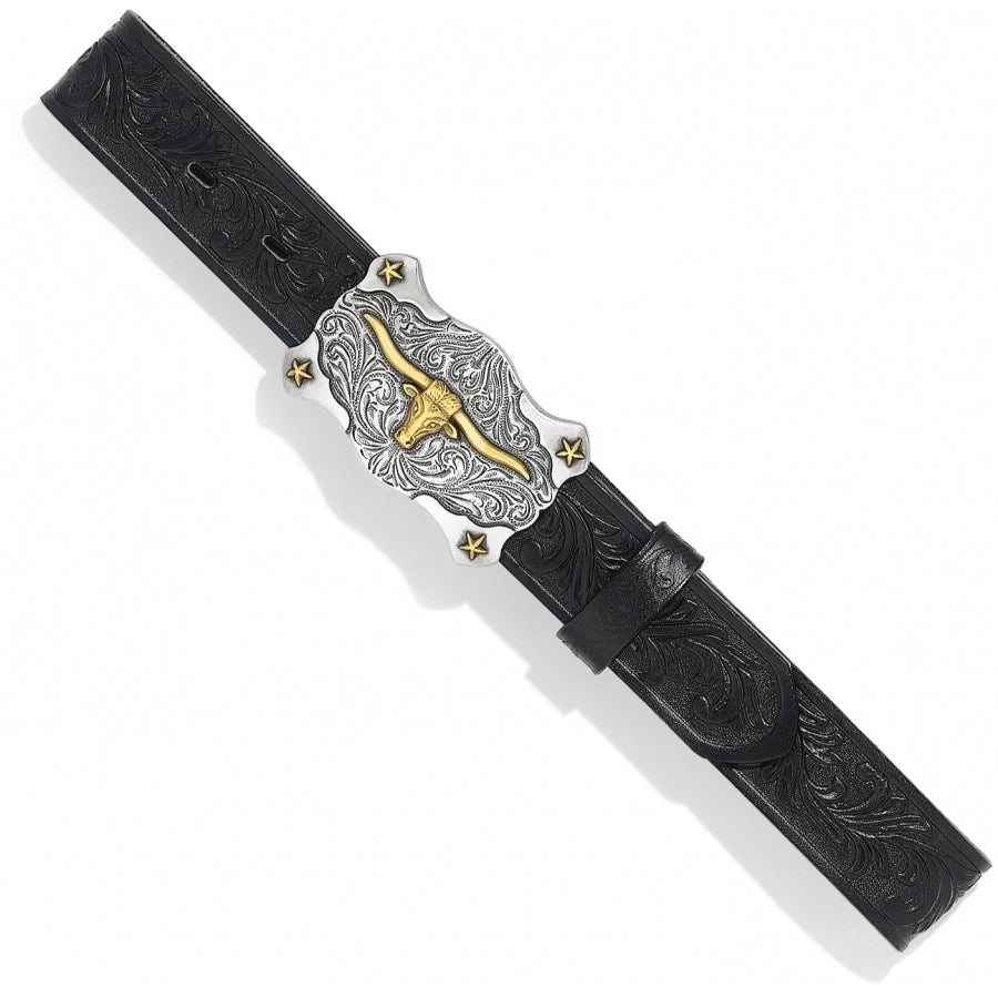 Tony Lama Kids Black Texas Belt
