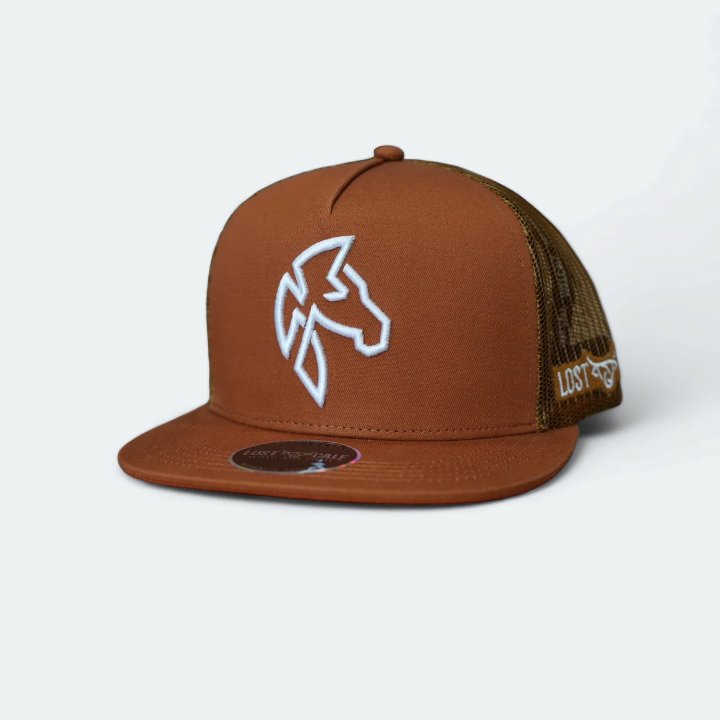 Lost Calf Horse Alazan Flat Bill Cap