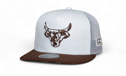 Lost Calf Cowhide Flat Bill Cap