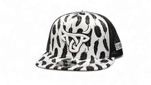 Lost Calf Black Feather Flat Bill Cap