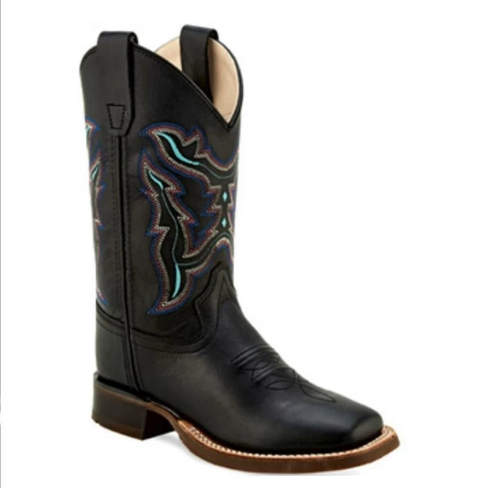 Old West Children's Black Western Boot