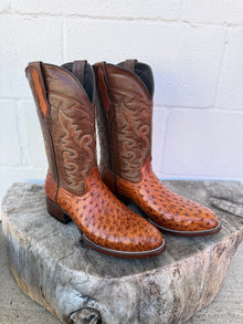 Pollo Boots Shedron Ostrich Boots